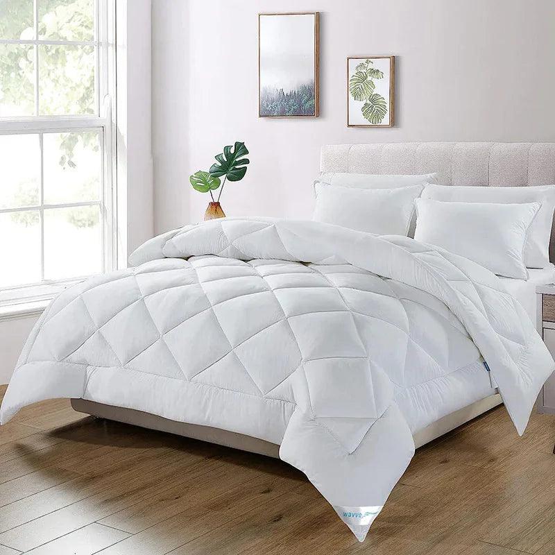 Chemical Fiber Bed & Breakfast Hotel Duvet Insert Thick Feather Velvet Quilt EX-STOCK Canada