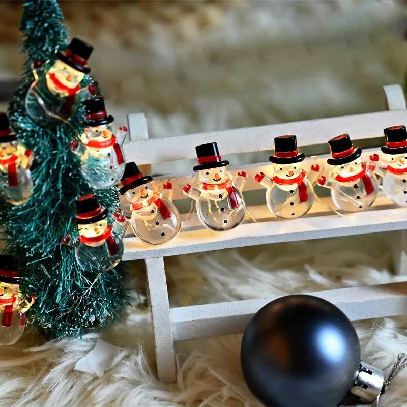 Christmas Christmas Snowman Modeling Decorative String Lights - EX-STOCK Canada