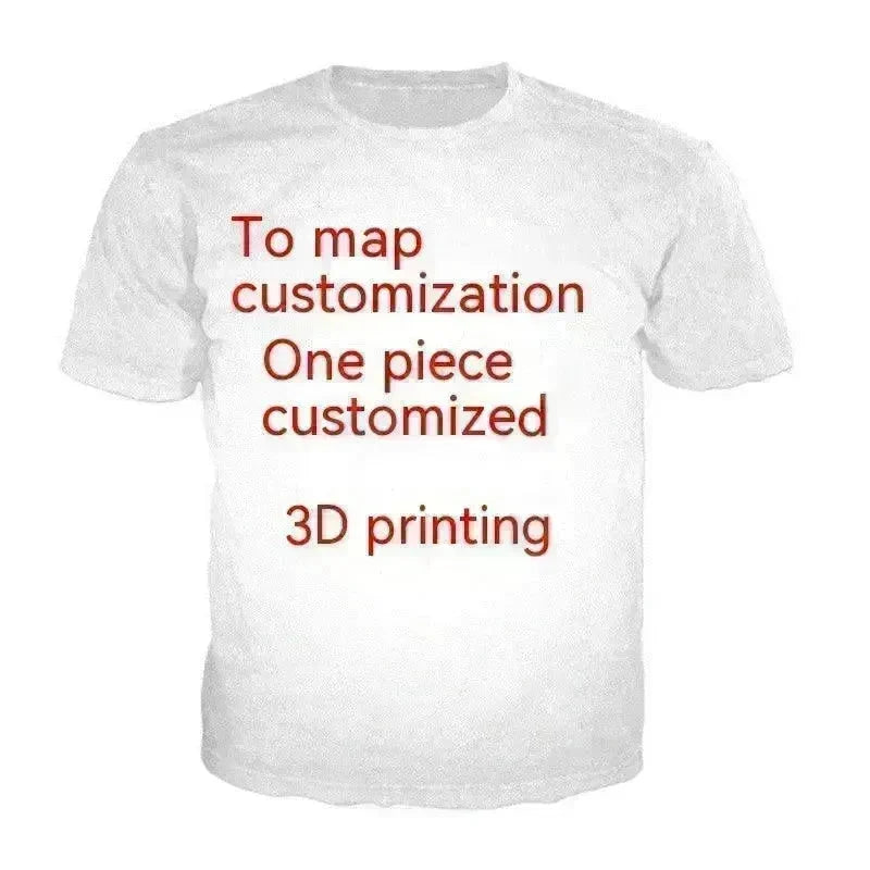 3D Digital Printed Casual Round Neck Short Sleeves - EX-STOCK CANADA