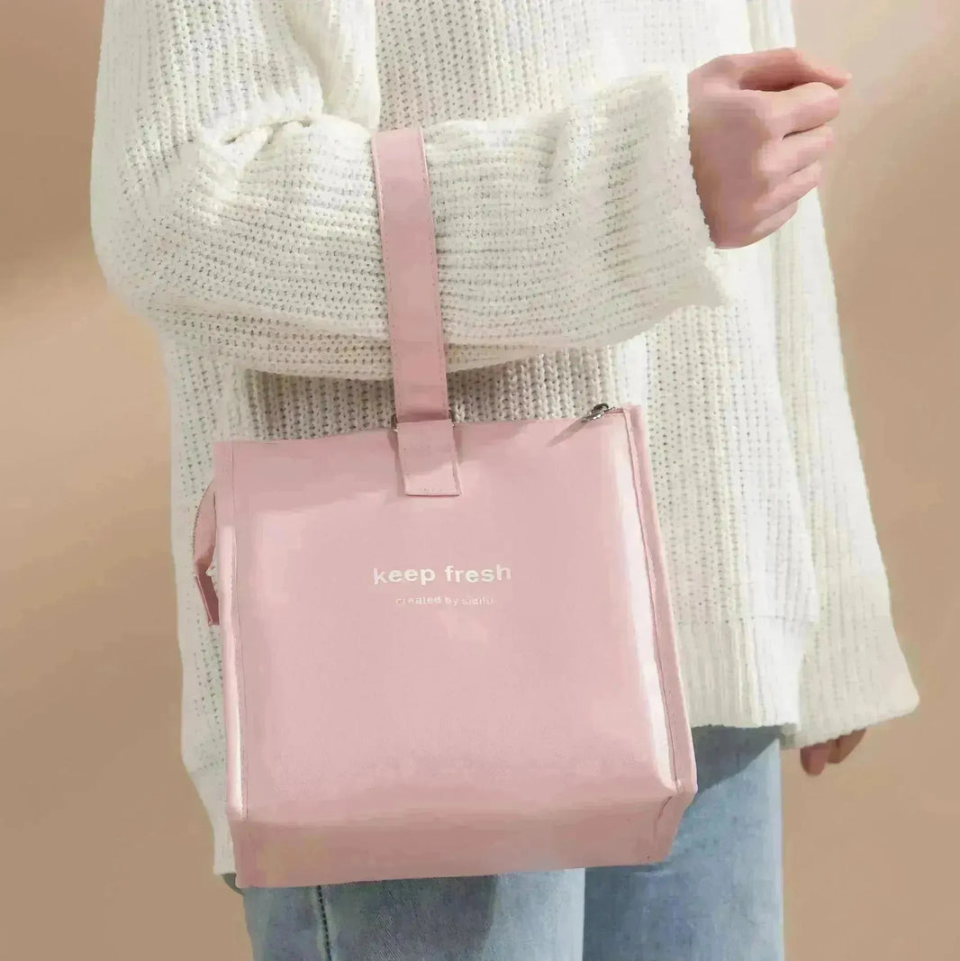 Borsa da pranzo addensato portatile grande busta termica