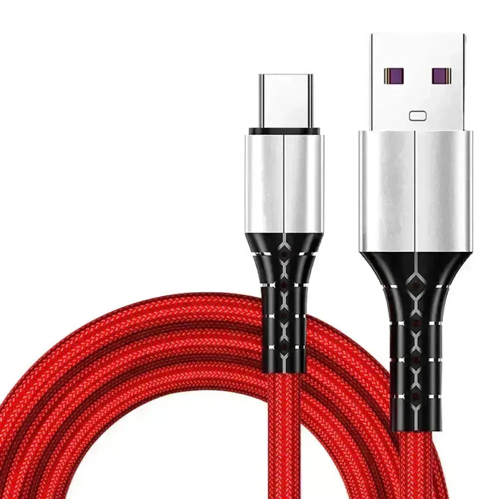 Téléphone mobile tressé en nylon Câble de charge rapide