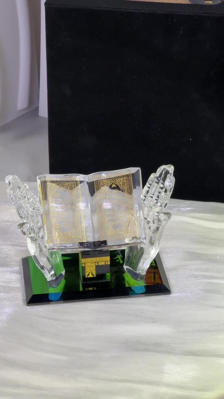 Hand Holding Book Exotic Gift Arabic Architecture Car Crystal Ornaments EX-STOCK Canada