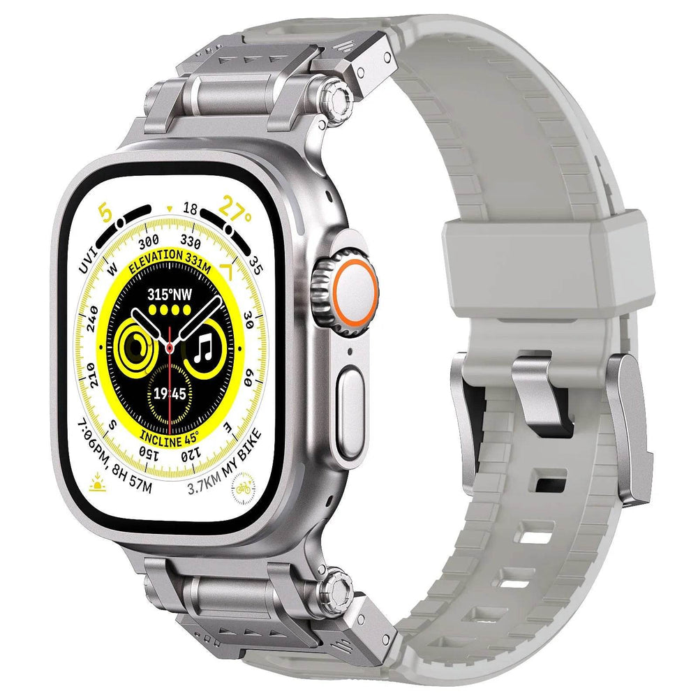 High End Metal And Silicone Watch Strap - EX-STOCK Canada