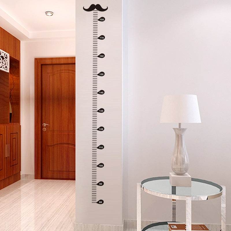 Children's Beard Height Measurement Wall Sticker - EX-STOCK Canada