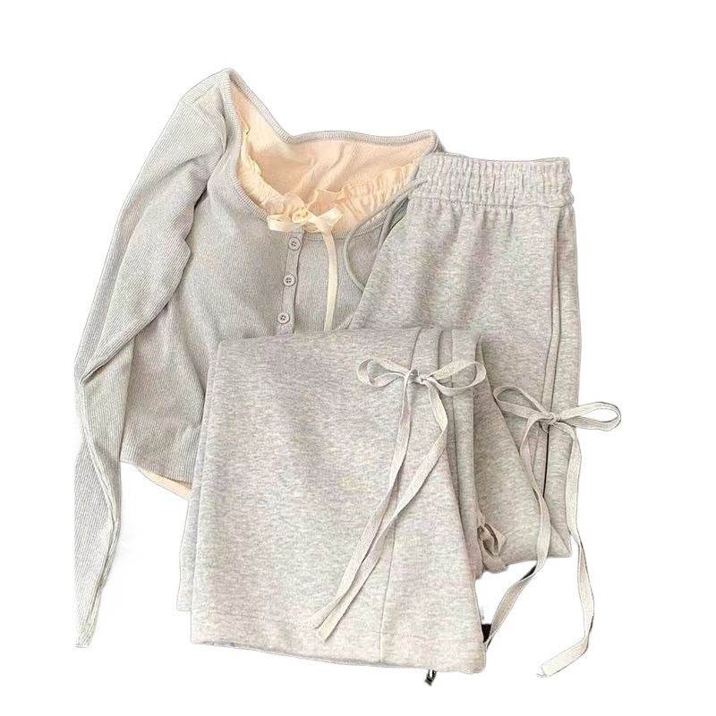 Spring Athleisure wear Sweatsuit Outfit 2pcs - EX-STOCK Canada