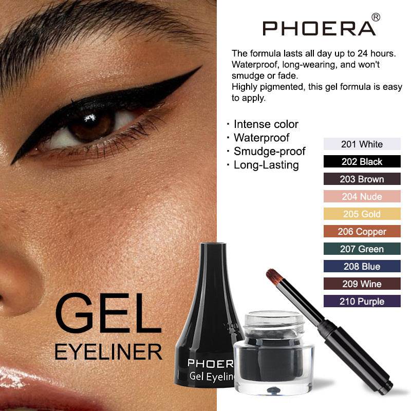 PHOERA Ten Color Eyeliner Eyeliner - EX-STOCK Canada