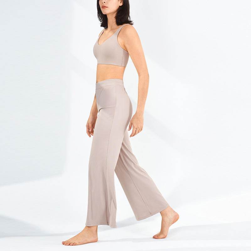 Loose Drawstring Flare Athleisure Wide leg Yoga Pants - EX-STOCK Canada