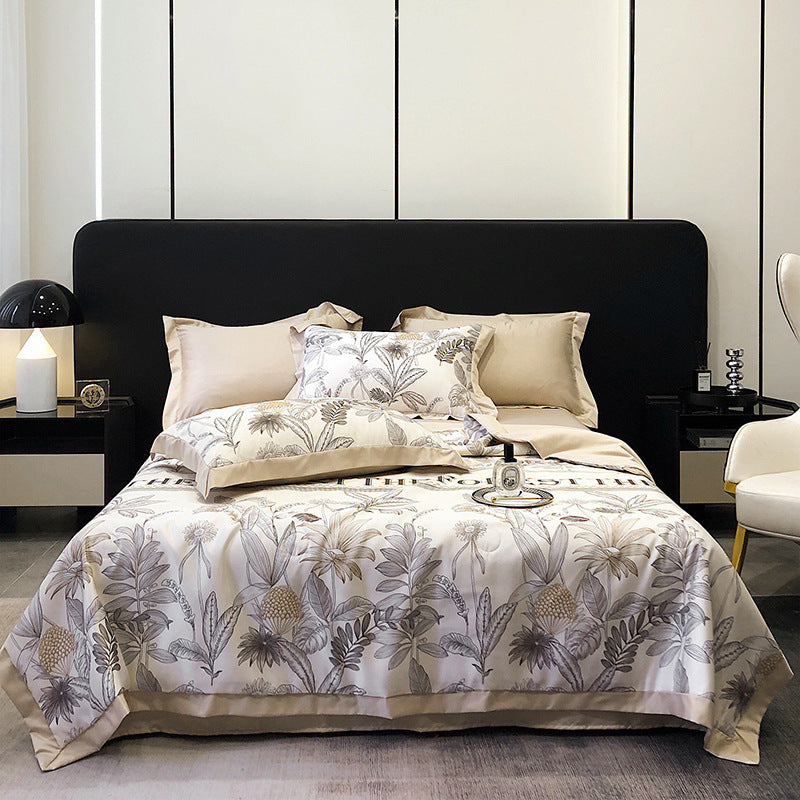 Tencel Summer Duvet Four-piece Washed Silk EX-STOCK Canada