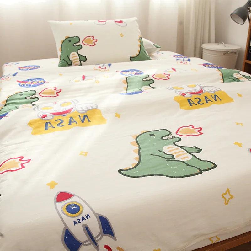 Fantasy Cartoon Style Cotton Bed Sheet Quilt Cover Pure Cotton Duvet Cover EX-STOCK Canada