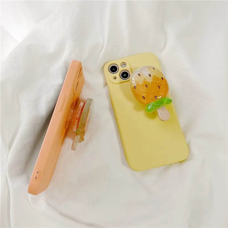 iPhone Summer Pineapple Popsicle Phone Case - EX-STOCK Canada
