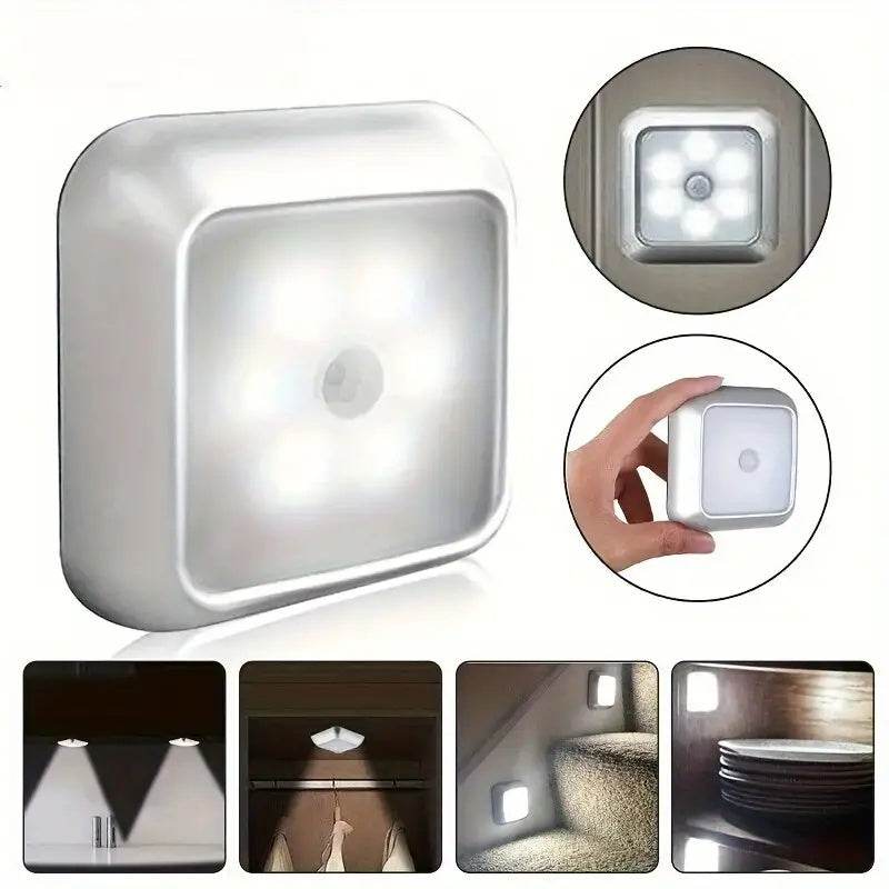 6 Pcs Induction Cabinet Night Light Motion Sensor - EX-STOCK Canada