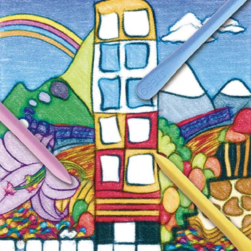 Children Coloring Painting Graffiti Erasable Plastic Crayon - EX-STOCK Canada