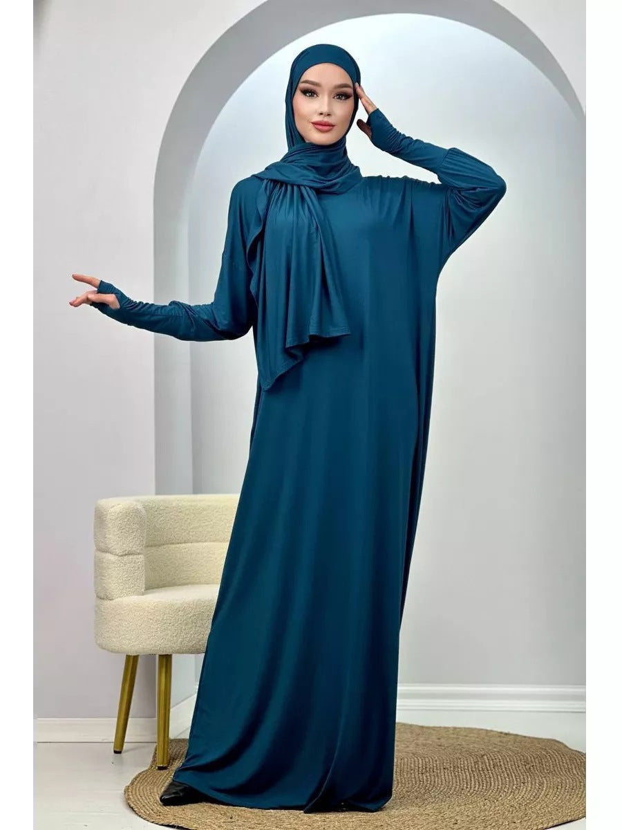 Women's Muslim Robe Polyester Fiber EX-STOCK Canada