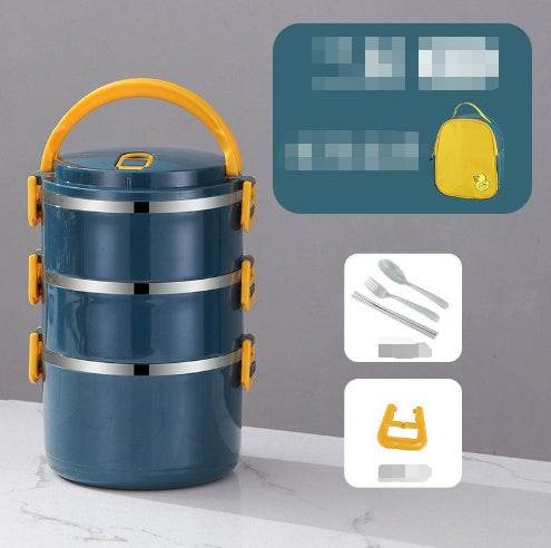 Multilayer Thermal Stainless Steel Insulated Lunch Box for Adults - EX-STOCK Canada