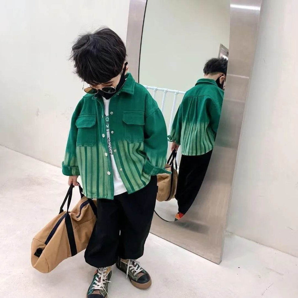Fashionable And Personalized Boy's Spring Denim Jacket - EX-STOCK Canada