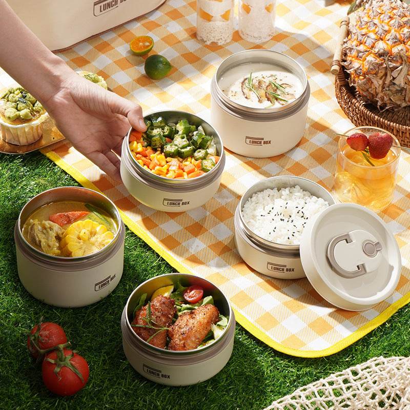 Portable PP 304 Stainless Steel Work Lunch Box - EX-STOCK Canada
