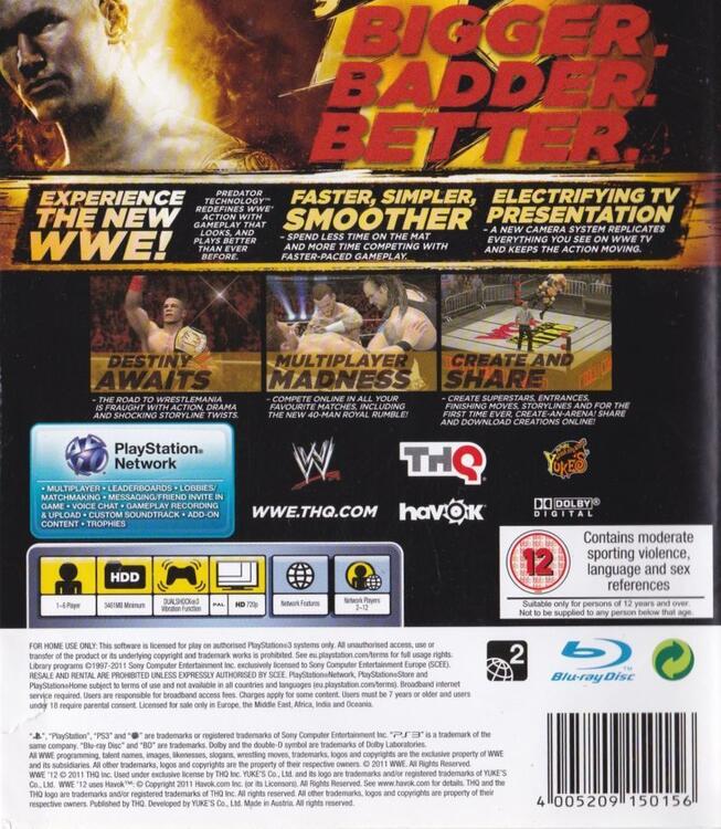 WWE '12