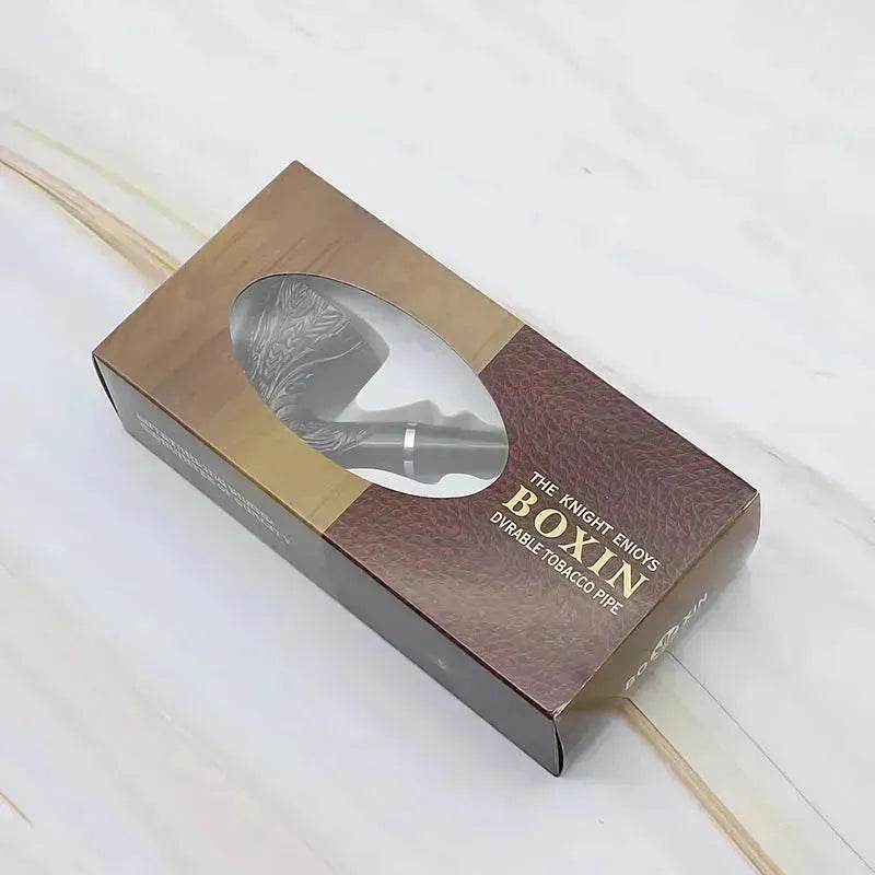 Carved Rice Ear Big Head Iron Pot Smoking Pipe - EX-STOCK Canada