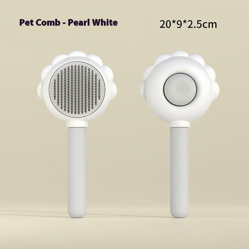 2 In 1 Self Cleaning Dog Brush Comb With Spray Pets Grooming Hair Remover Combs Brush Floating Hair Pet Grooming Brush Pet Products EX-STOCK Canada