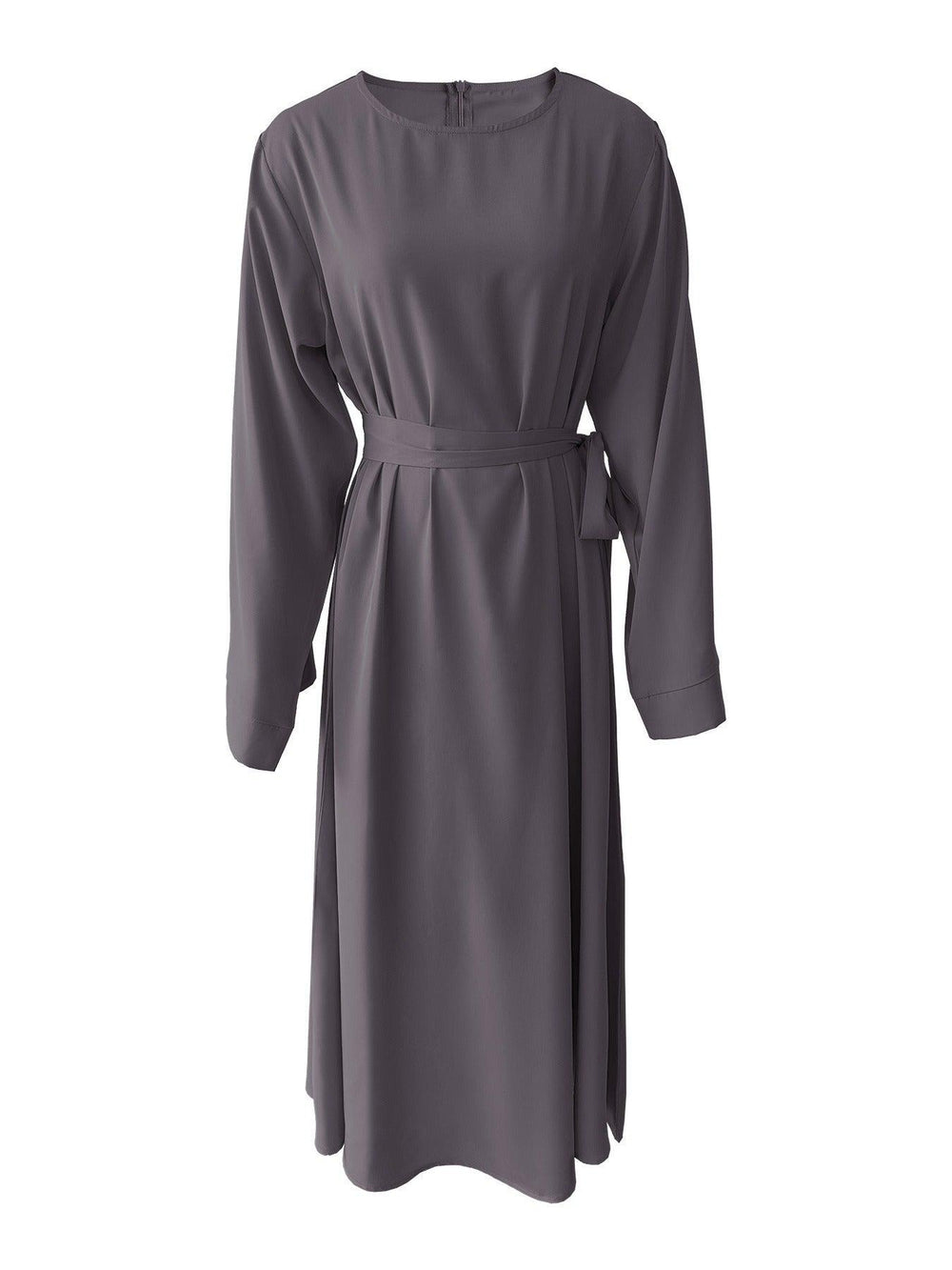 Robe musulmane grande taille à lacets pour femmes - EX-STOCK Canada