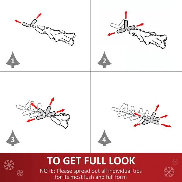 6ft Green Christmas Tree Artificial Xmas Holidays Party With Decoration Ornament EX-STOCK Canada