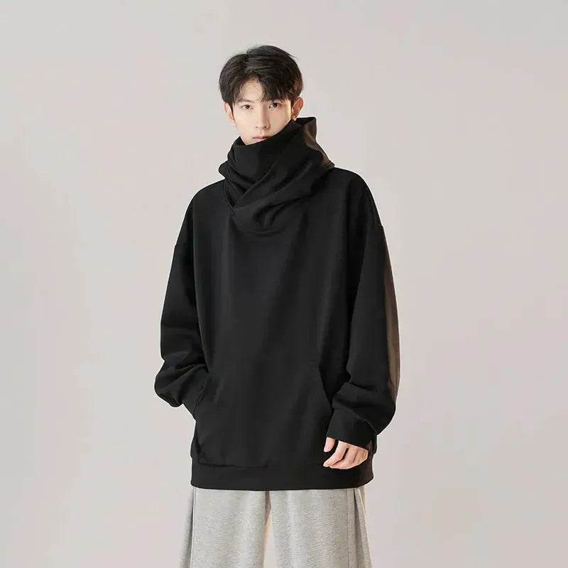 Autumn Winter Oversized Turtleneck Hoodie Pullover for mens - EX-STOCK Canada