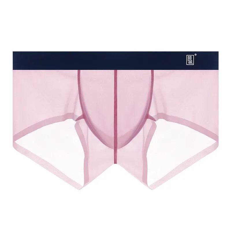 Underwear Men's Boxers Brief Ultra-thin Transparent Ice Silk Low Waist - EX-STOCK Canada