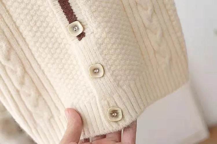 Children Knitted Chunky Sweater Outwear Vest kids - EX-STOCK Canada