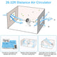 Portable Desk Fan Rechargeable Oscillating Tilting Fan With 4 Speeds 360 Degree - EX-STOCK Canada