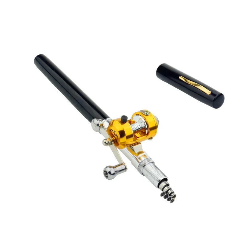 1 meters foreign trade Mini fishing rod, cross border Amazon WISH portable pen fishing rod Fishing Rod A EX-STOCK Canada
