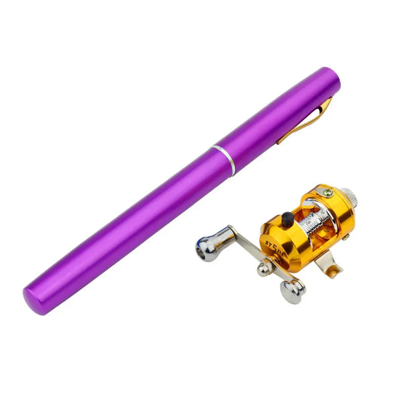 1 meters foreign trade Mini fishing rod, cross border Amazon WISH portable pen fishing rod Fishing Rod A EX-STOCK Canada