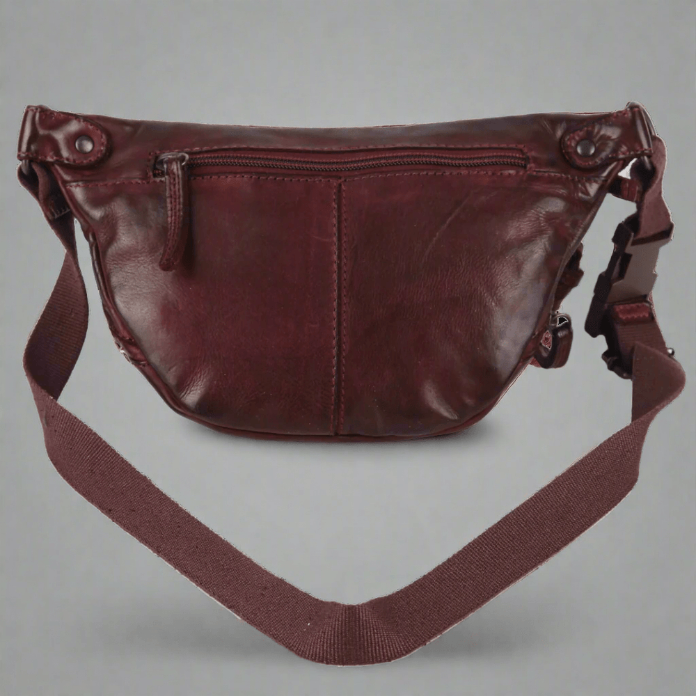 Sac ceinture en cuir avec fermeture éclair avant METEX-STOCK Canada
