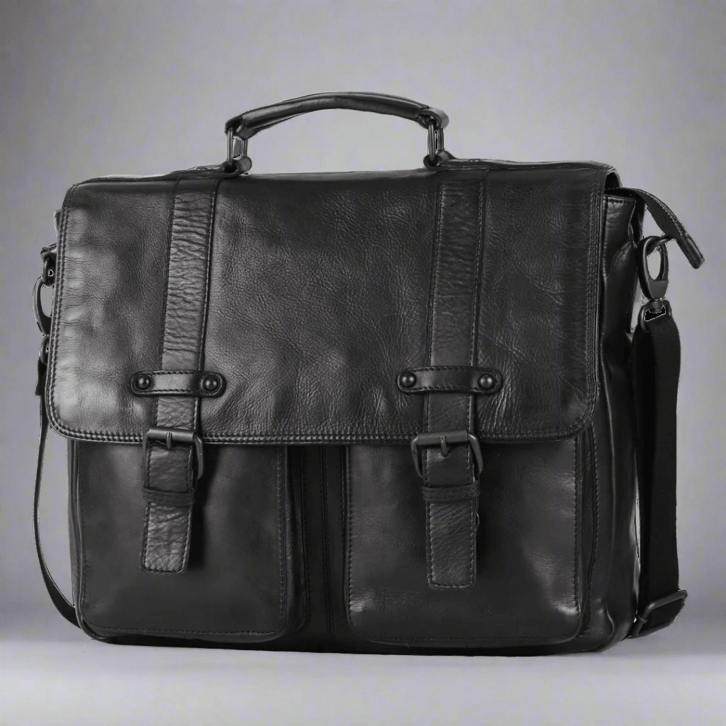 Bolsa de cuero para portátil MET Messenger