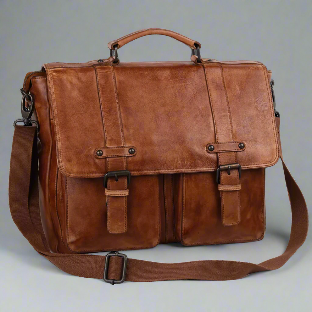 MET Messenger Laptop Leather Bag EX-STOCK Canada