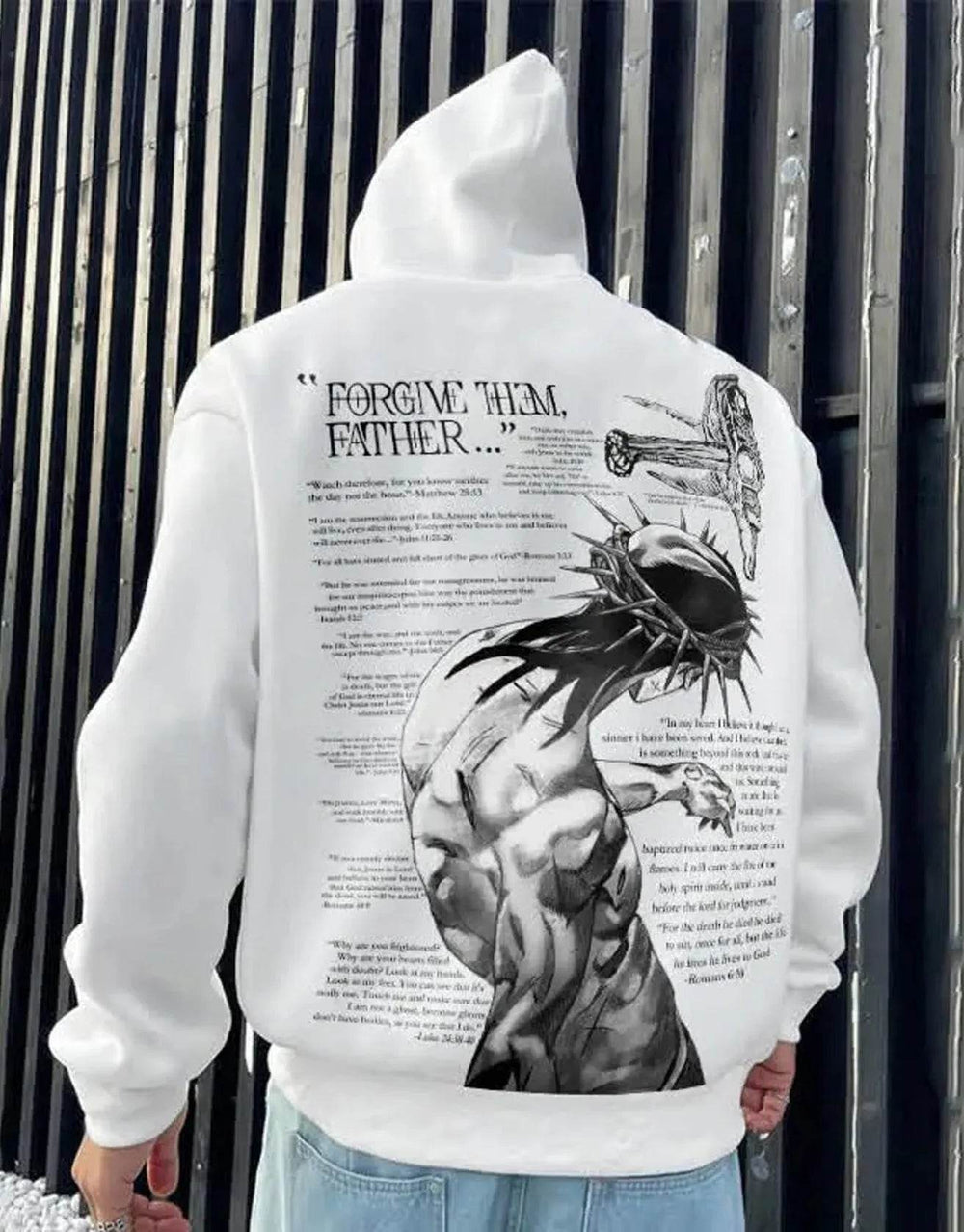Men's Casual Printed Oversized Hoodie Sweatshirt Hip Pop Streetwear - EX-STOCK Canada