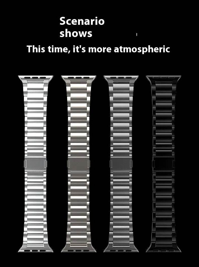 Women's Electronic Magnetic Snap Titanium Alloy Watch Strap - EX-STOCK Canada