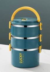 Sealed Multi Layered Thermal Stainless Steel Insulated Lunch box - EX-STOCK Canada