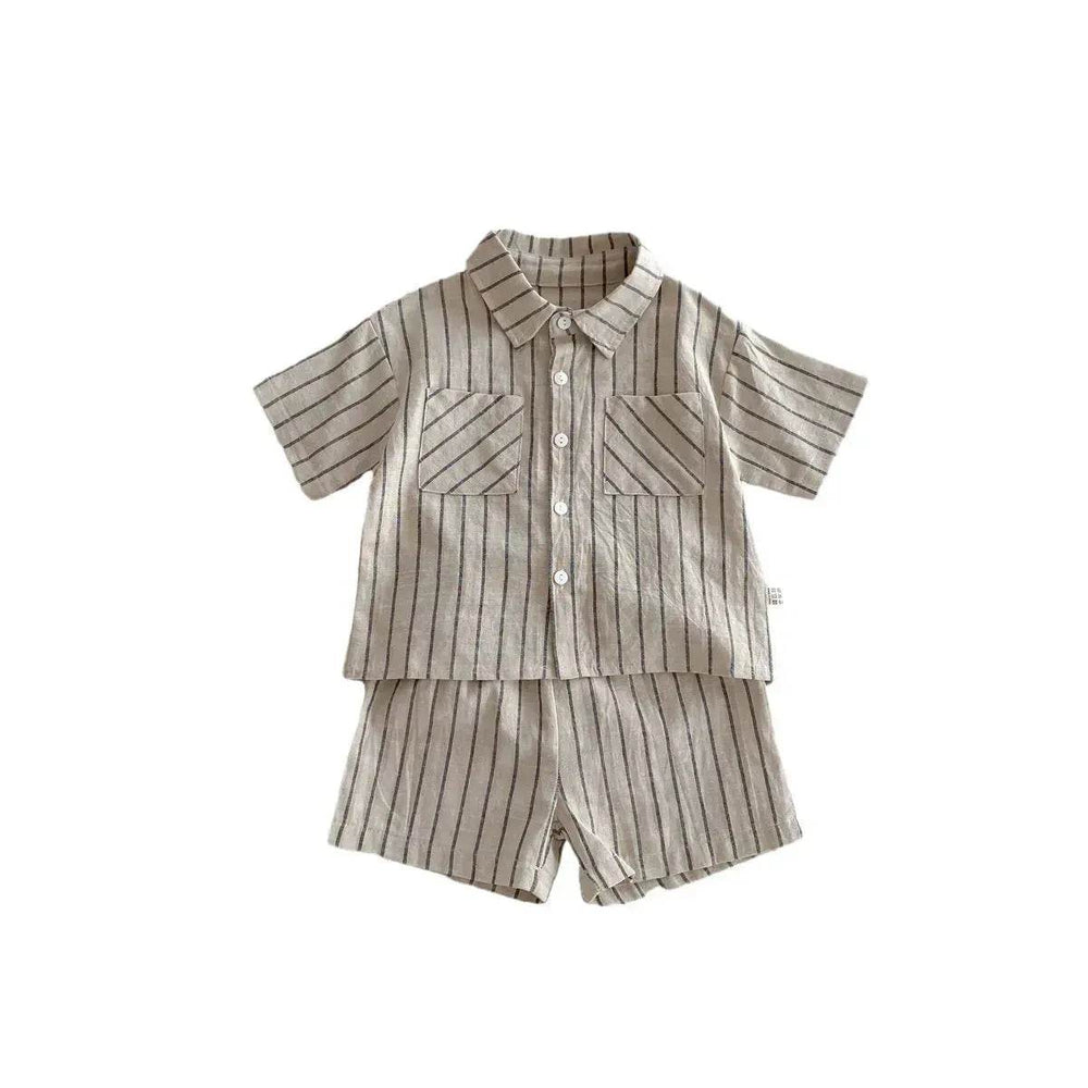 Infant Casual Short Sleeve Suit Two piece for Baby boy - EX-STOCK Canada
