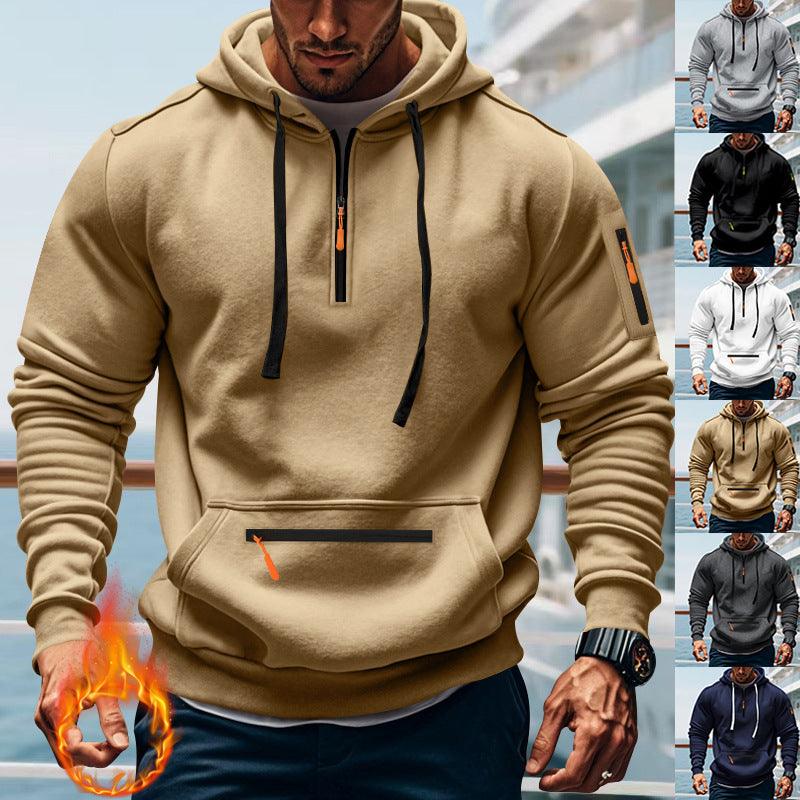 Lässiger Herren-Sport-Cargo-Mantel mit normalem ÄrmelEX-STOCK Canada