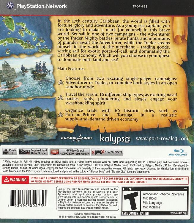 Port Royale 3: Pirati e Mercanti