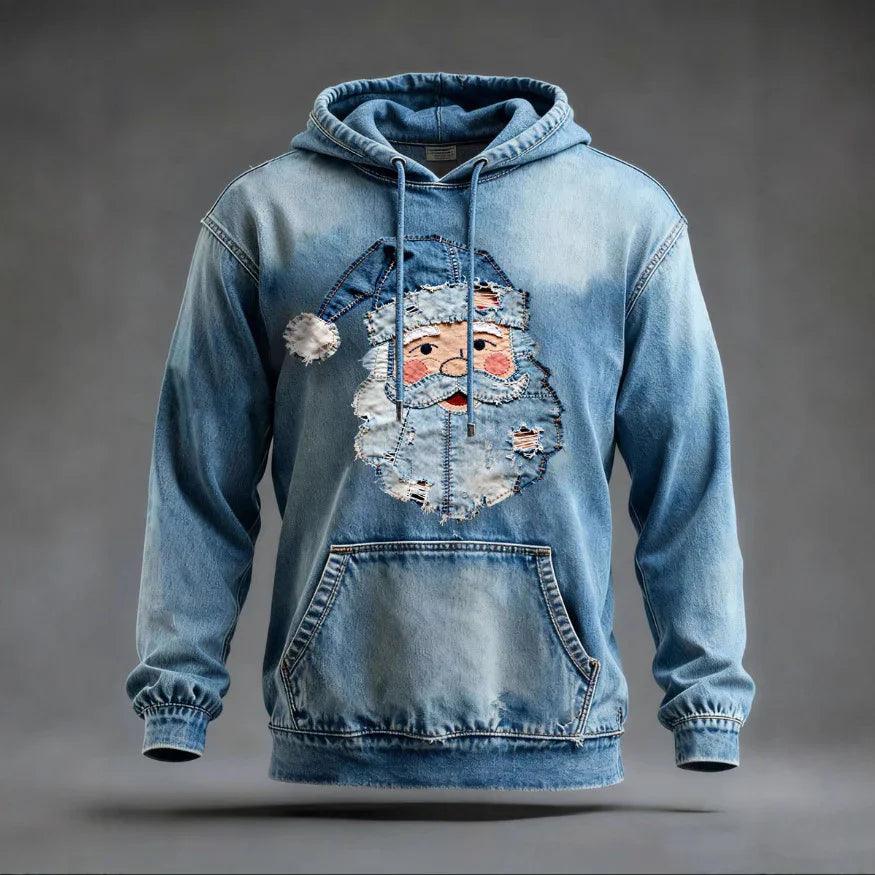 Weihnachts-Pocket-Hoodie Lockerer Pullover Digitaldruck SweatshirtEX-STOCK Canada