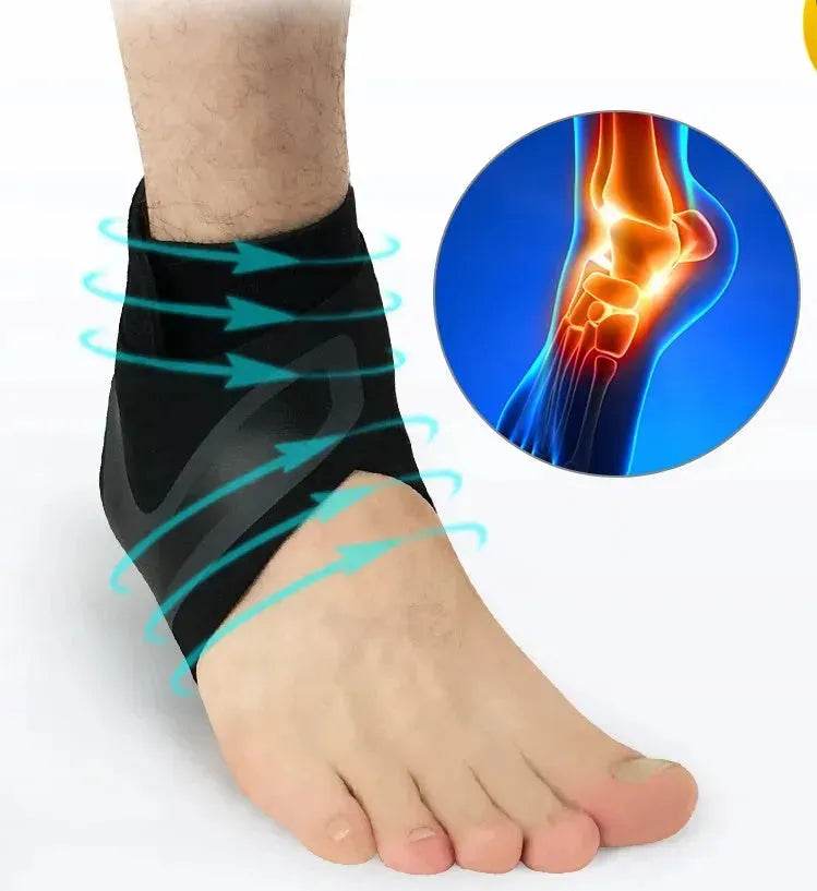 Ankle Support Brace for sprain Ankle Elastic Ankle Sleeve - EX-STOCK Canada