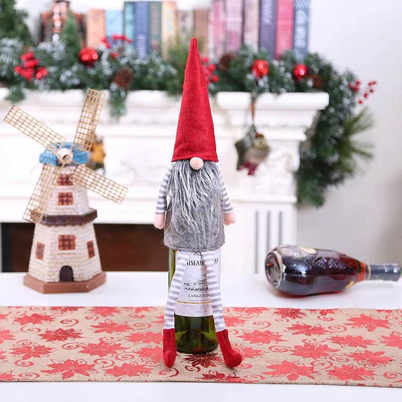 Christmas Decorations Christmas Wine Bottle Socks - EX-STOCK Canada