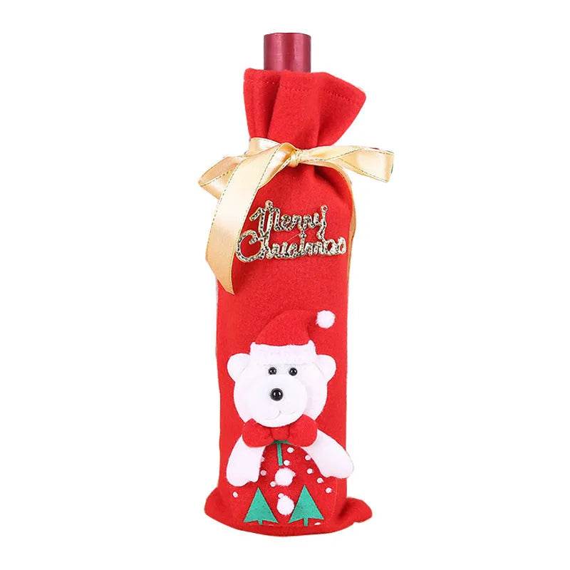 Christmas Decorations Christmas Wine Bottle Socks - EX-STOCK Canada