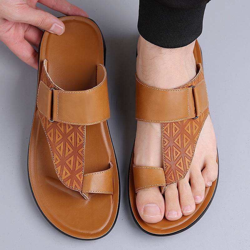 Men's Fashion All-matching Simple Beach Slippers  EX-STOCK CANADA