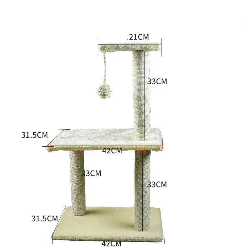Cat Climbing Frame Litter Tree Integrated Grab - EX-STOCK Canada