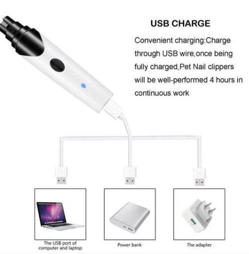 Pet Dog Cat Pencil Sharpener, Electric Nail Clippers Cleaning Nail Clippers - EX-STOCK Canada