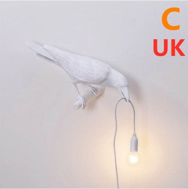 Creative Auspicious Bird Resin Wall Lamp Decoration - EX-STOCK Canada