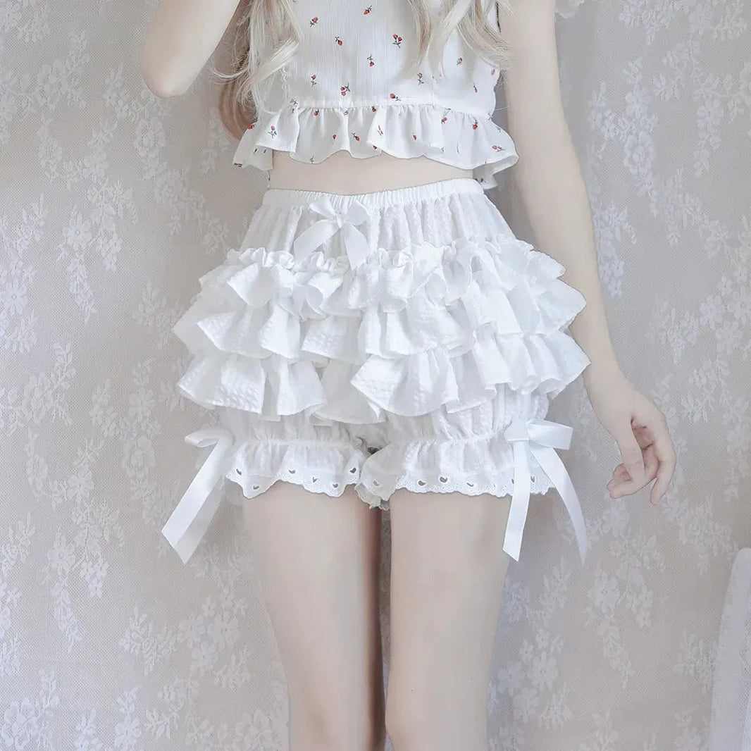 Cake Princess Skirt Mini Multi Layered Pants - EX-STOCK CANADA