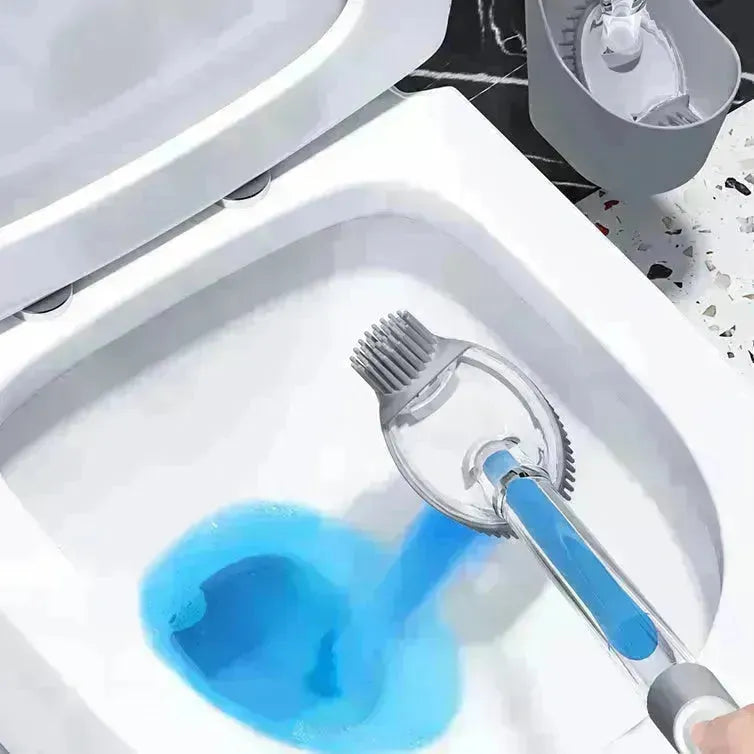 Brosse de toilette solide solide mépris en silicone